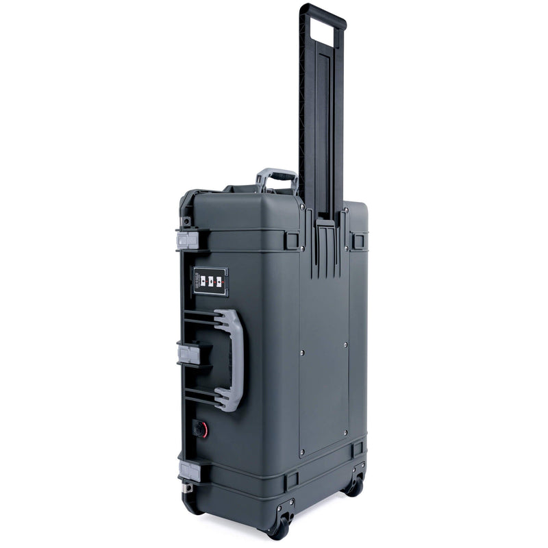 Pelican 1595 Air Case, Charcoal with Silver Handles & Latches ColorCase 
