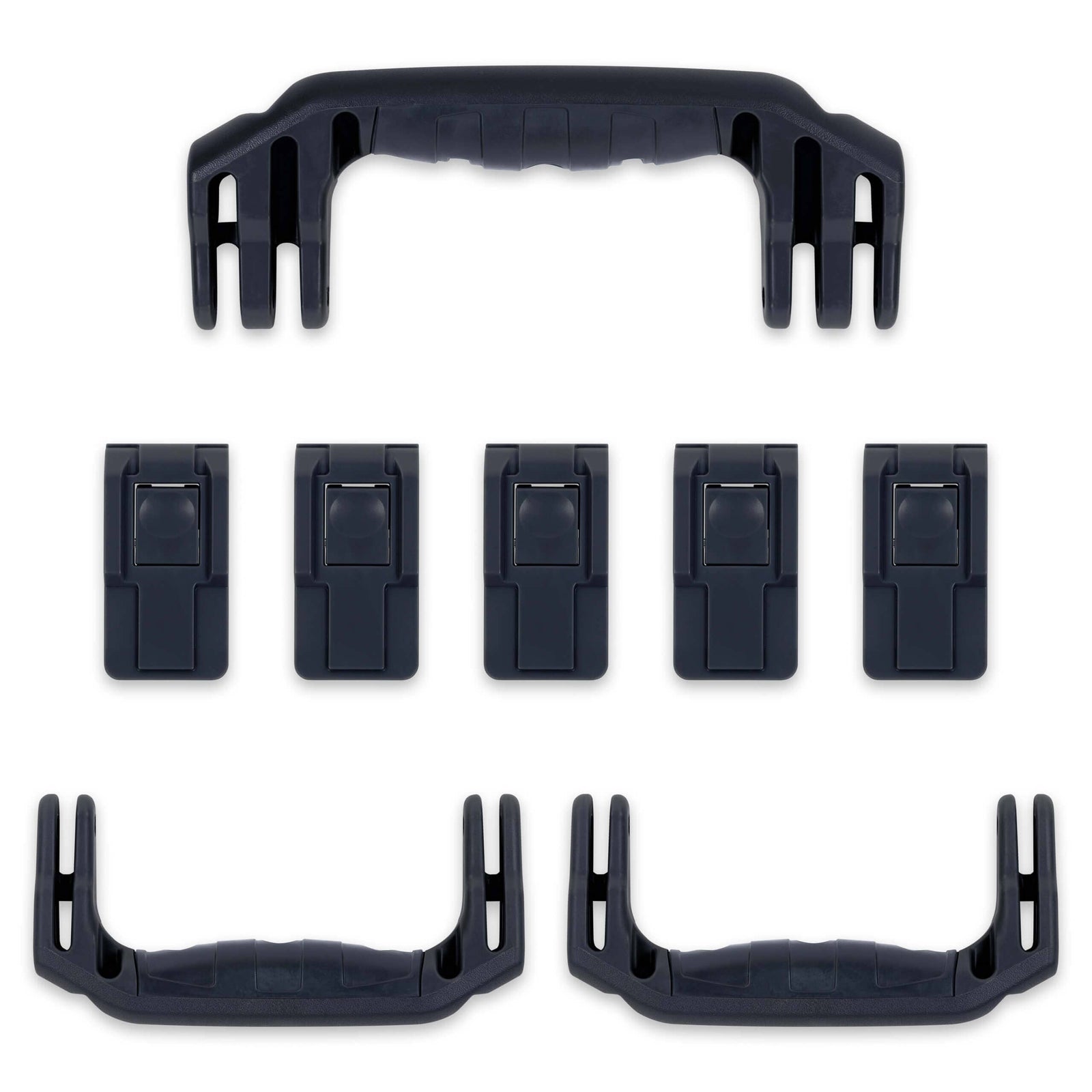 Pelican 1595 Air Replacement Handles & Latches Set - Black ColorCase 