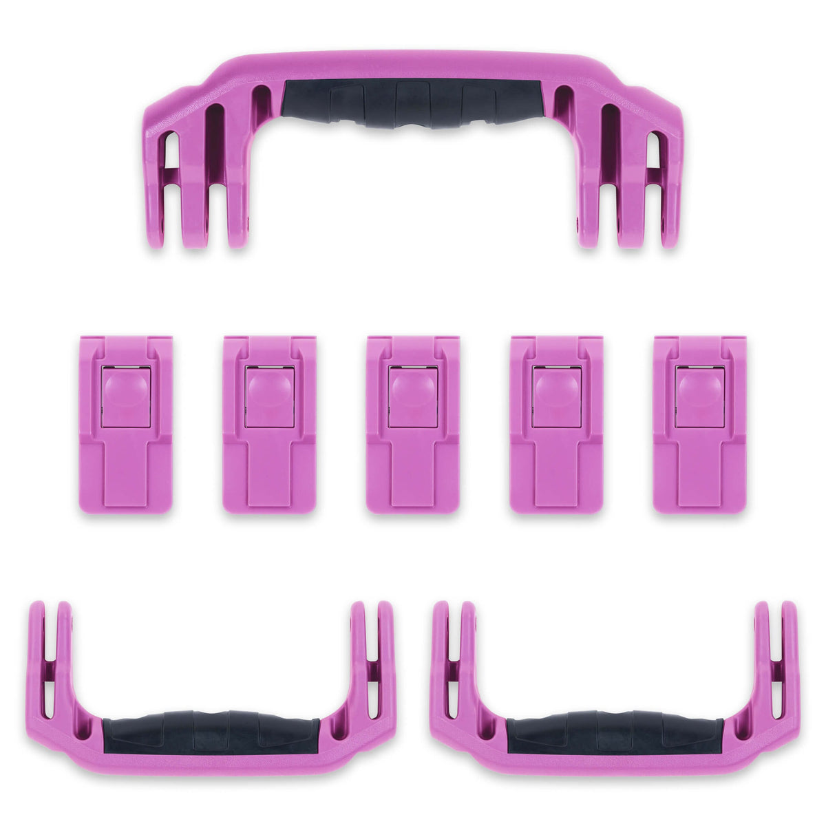 Pelican 1595 Air Replacement Handles &amp; Latches Set - Magenta ColorCase 
