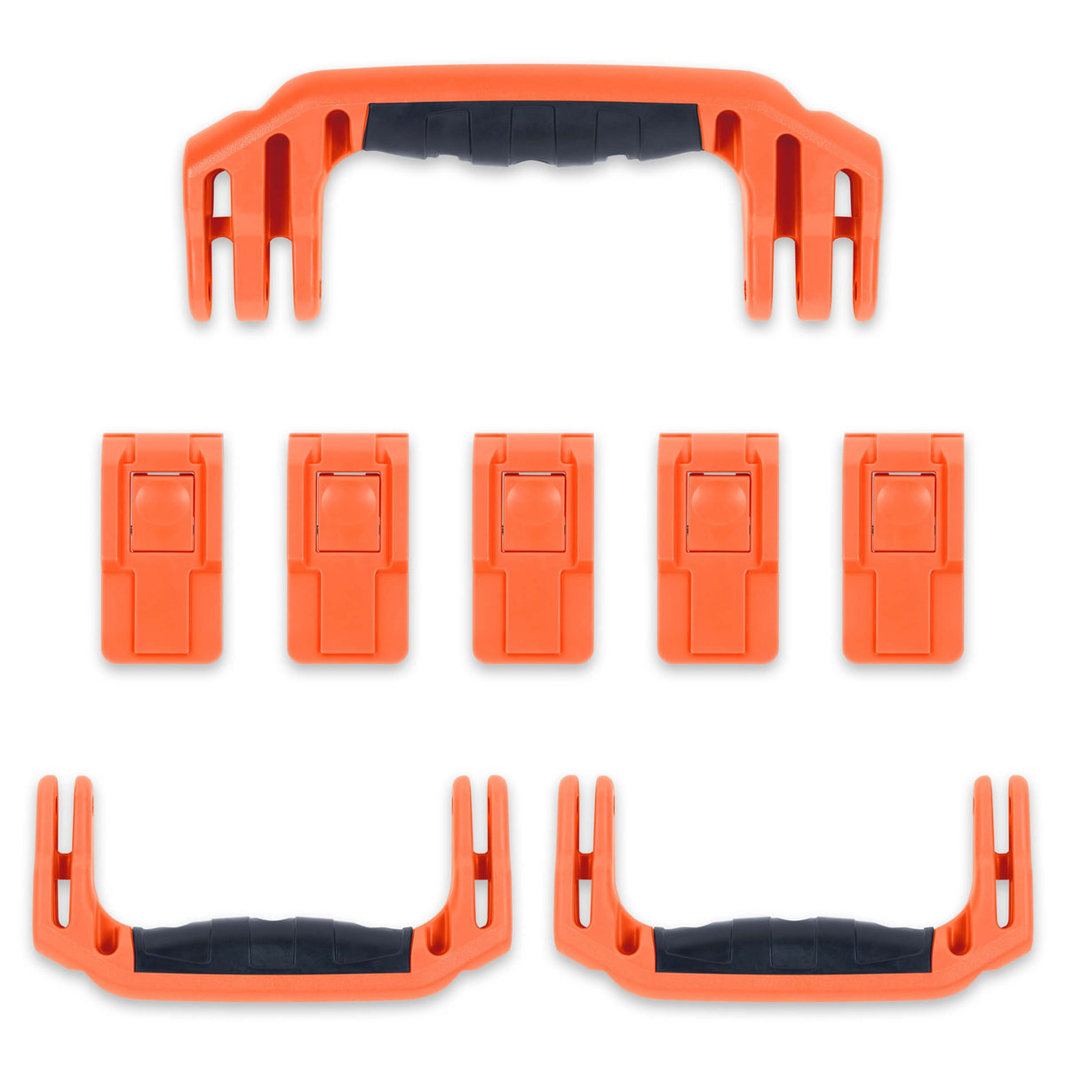 Pelican 1595 Air Replacement Handles &amp; Latches Set - Orange ColorCase 