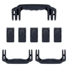 Pelican 1595 Air Replacement Handles & Latches, Black, Push-Button (Set of 3 Handles, 5 Latches) ColorCase