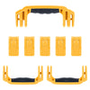 Pelican 1595 Air Replacement Handles & Latches, Yellow, Push-Button (Set of 3 Handles, 5 Latches) ColorCase