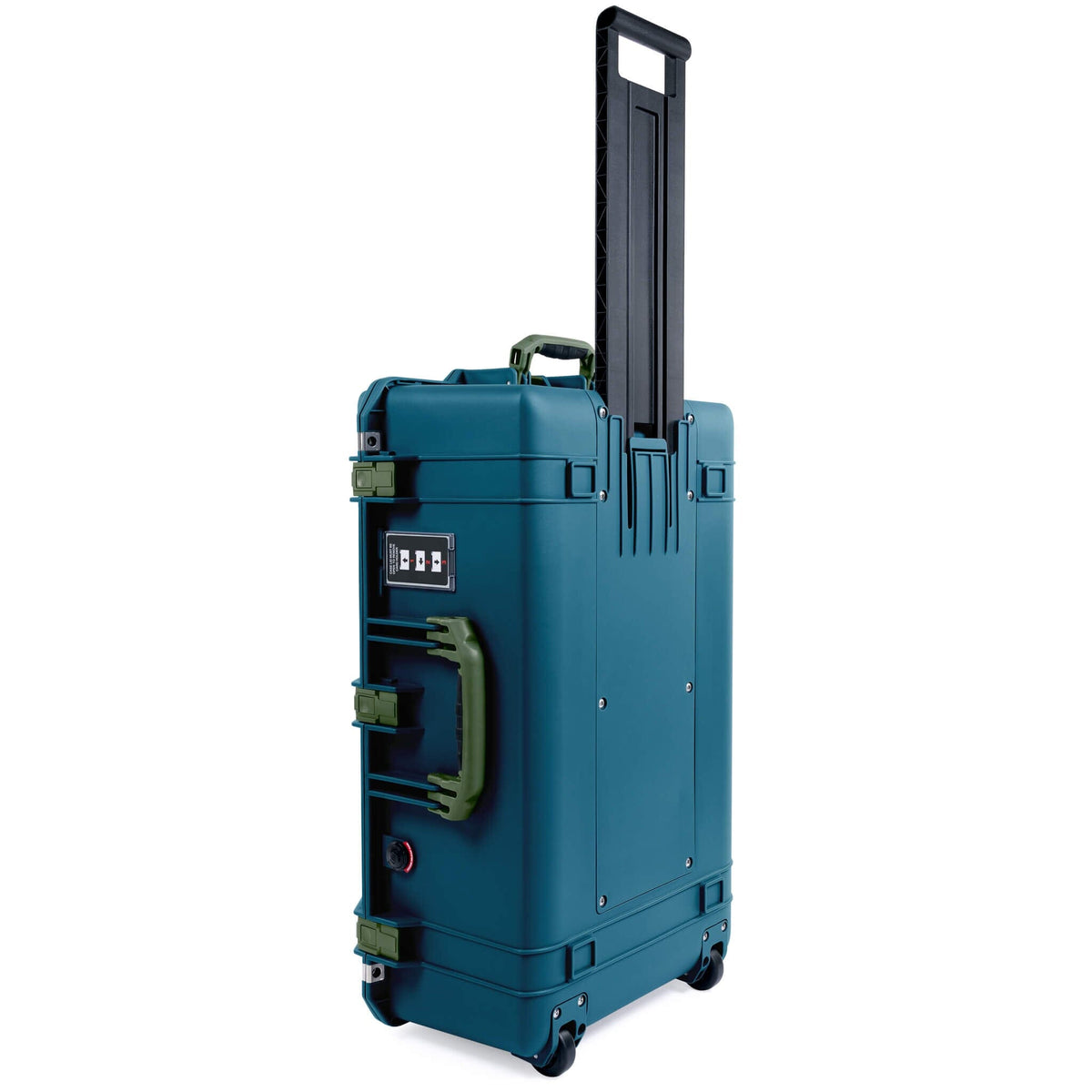 Pelican 1595 Air Case, Indigo with OD Green Handles &amp; Latches ColorCase 