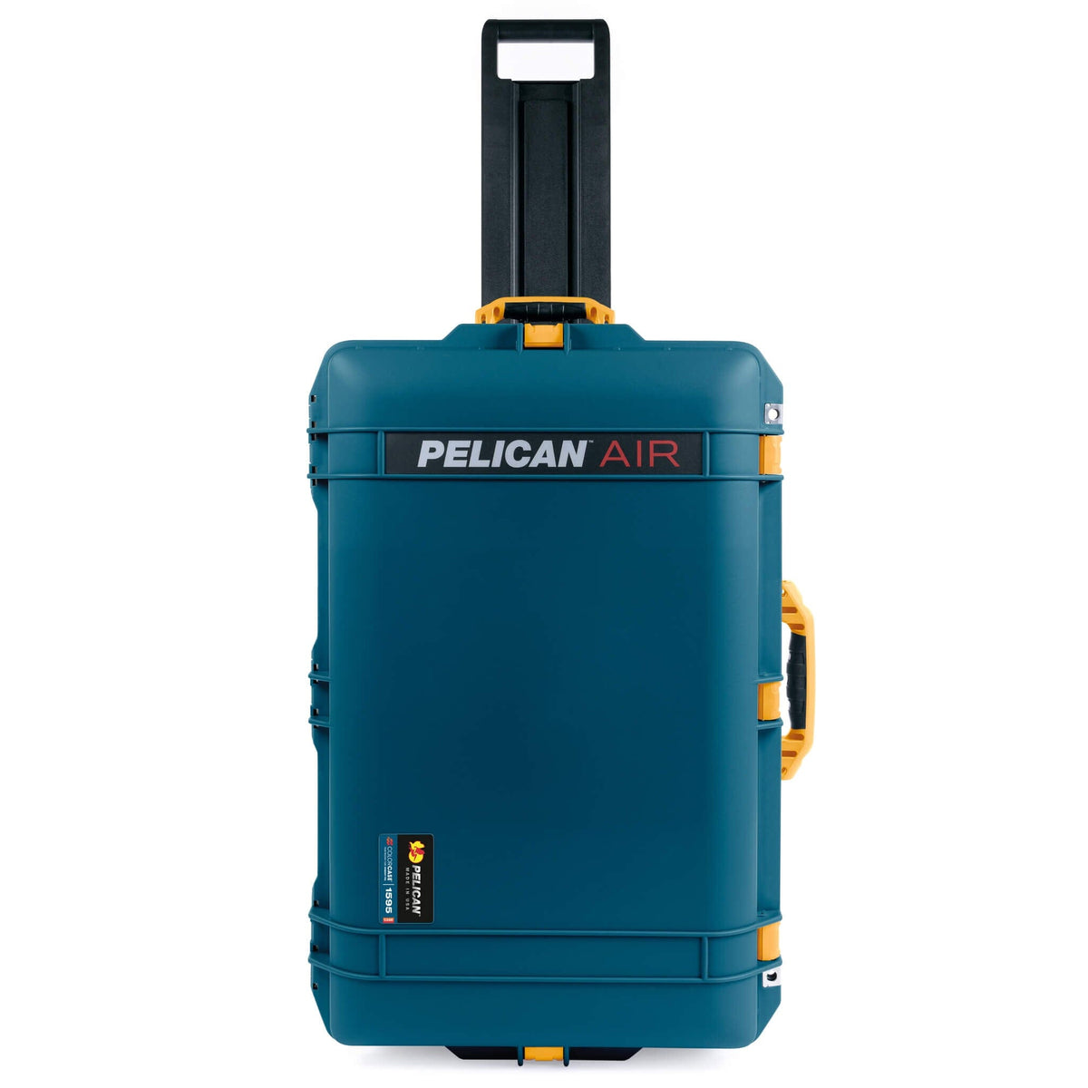 Pelican 1595 Air Case, Indigo with Yellow Handles &amp; Latches ColorCase 