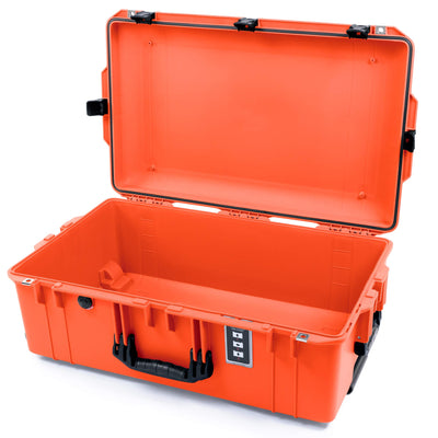 Pelican 1595 Air Case, Orange with Black Handles & Push-Button Latches None (Case Only) ColorCase 015950-0000-150-110