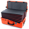 Pelican 1595 Air Case, Orange, TSA Locking Latches & Keys Custom Tool Kit (6 Foam Inserts with Convoluted Lid Foam) ColorCase 015950-0060-150-L10