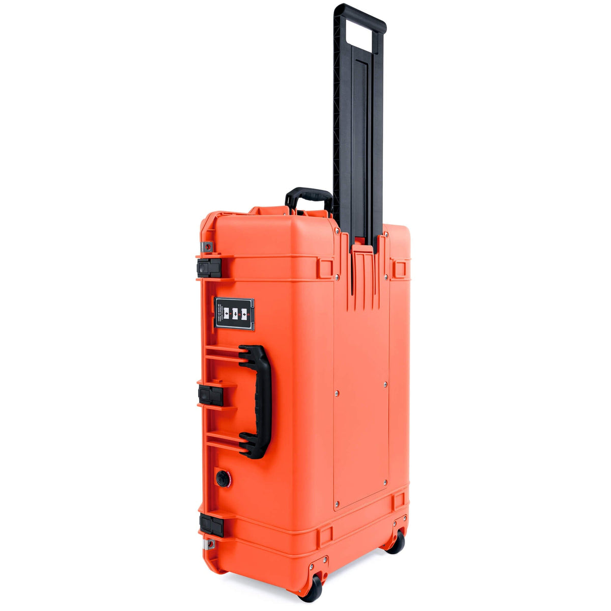 Pelican 1595 Air Case, Orange with Black Handles &amp; Push-Button Latches ColorCase 