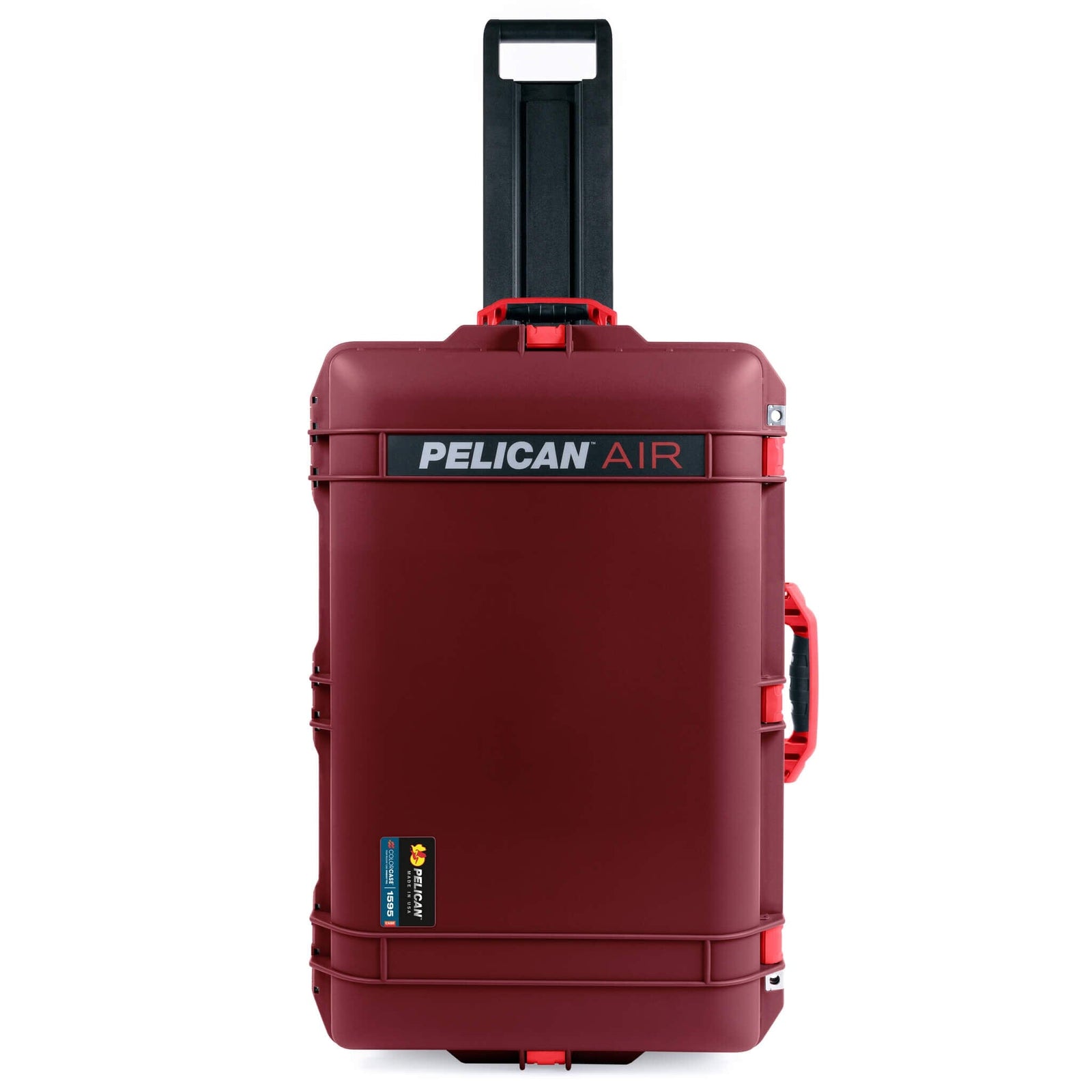 Pelican 1595 Air Case, Oxblood with Red Handles & Latches ColorCase 