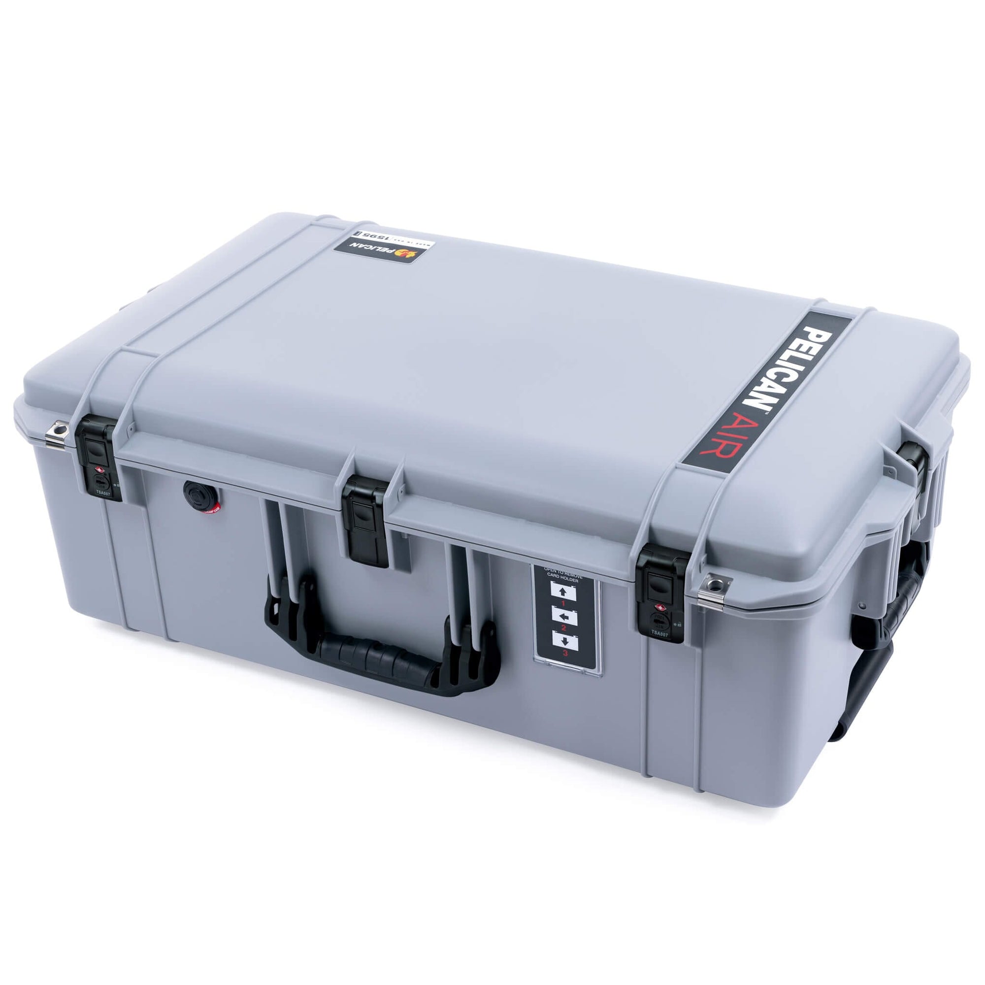 Pelican 1595 Air Case, Silver, TSA Locking Latches & Keys ColorCase 