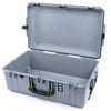 Pelican 1595 Air Case, Silver with OD Green Handles & Latches None (Case Only) ColorCase 015950-0000-180-131