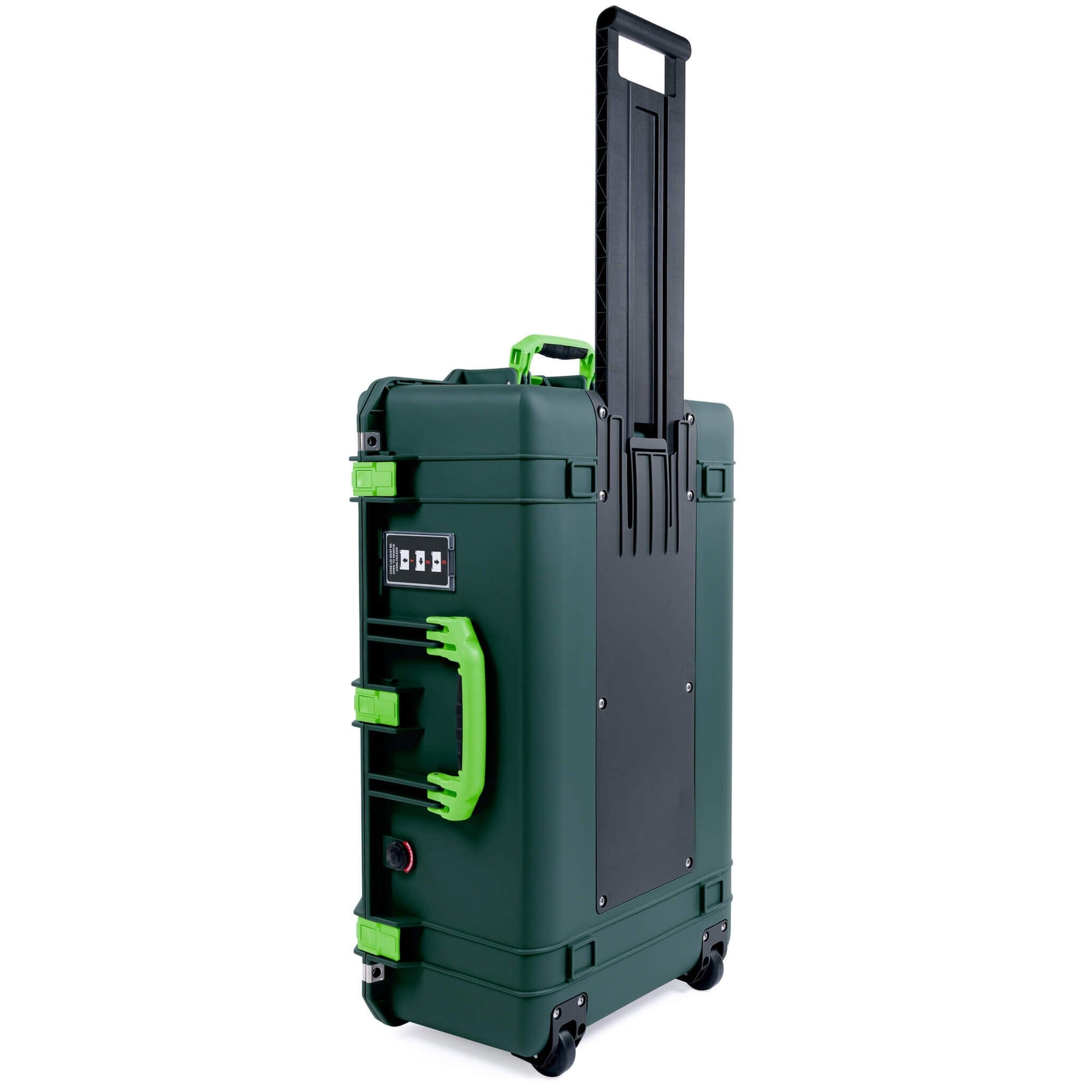 Pelican 1595 Air Case, Trekking Green with Lime Green Handles & Latches ColorCase