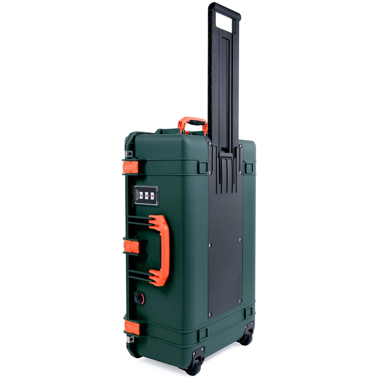 Pelican 1595 Air Case, Trekking Green with Orange Handles & Latches ColorCase 