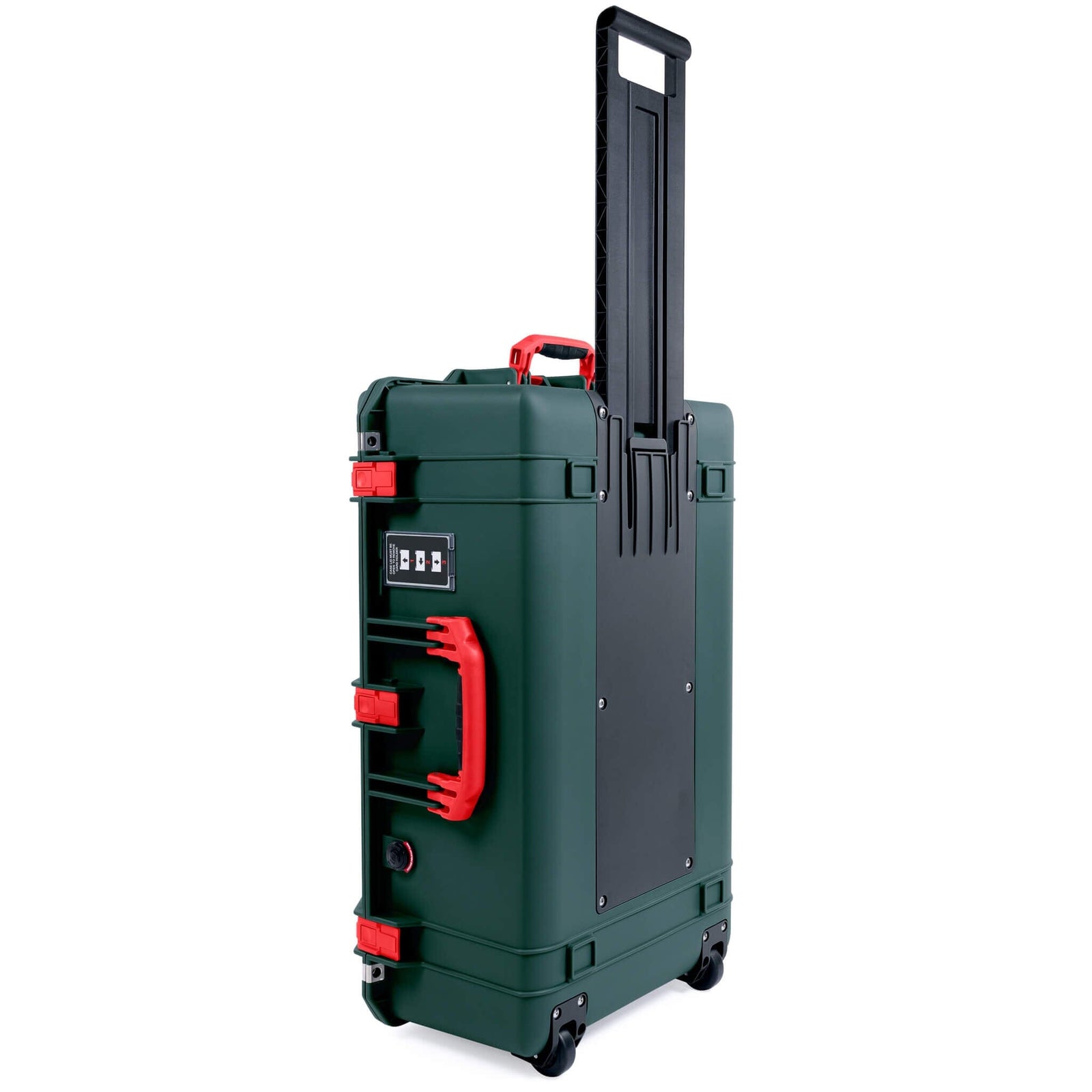 Pelican 1595 Air Case, Trekking Green with Red Handles & Latches ColorCase 