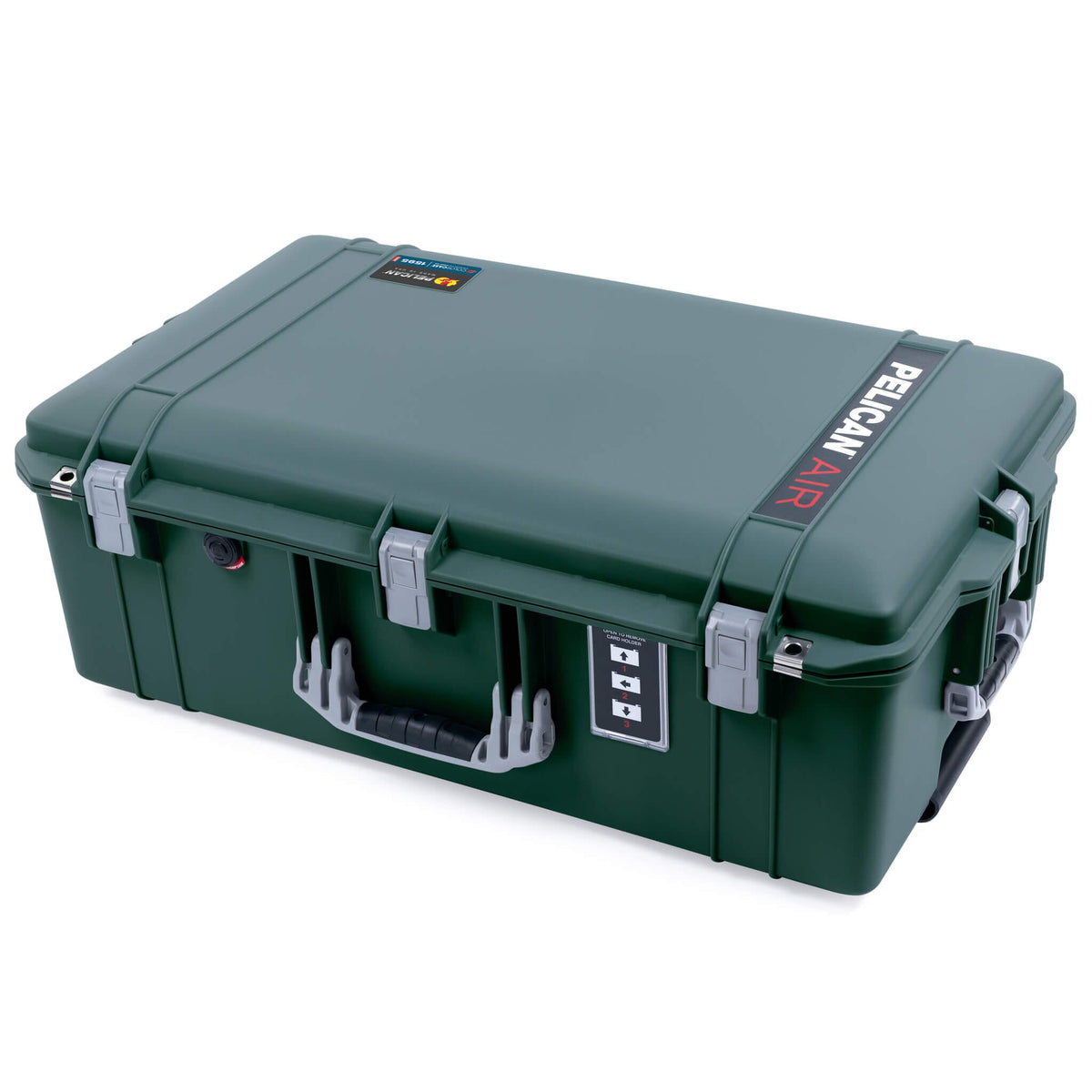 Pelican 1595 Air Case, Trekking Green with Silver Handles &amp; Latches ColorCase 