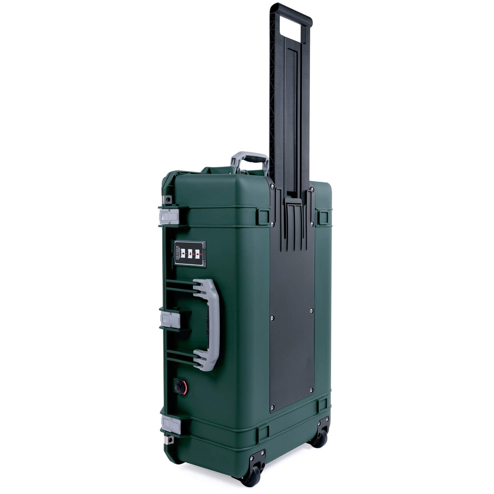 Pelican 1595 Air Case, Trekking Green with Silver Handles & Latches ColorCase 