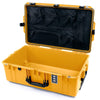 Pelican 1595 Air Case, Yellow, TSA Locking Latches & Keys Mesh Lid Organizer Only ColorCase 015950-0100-240-L10
