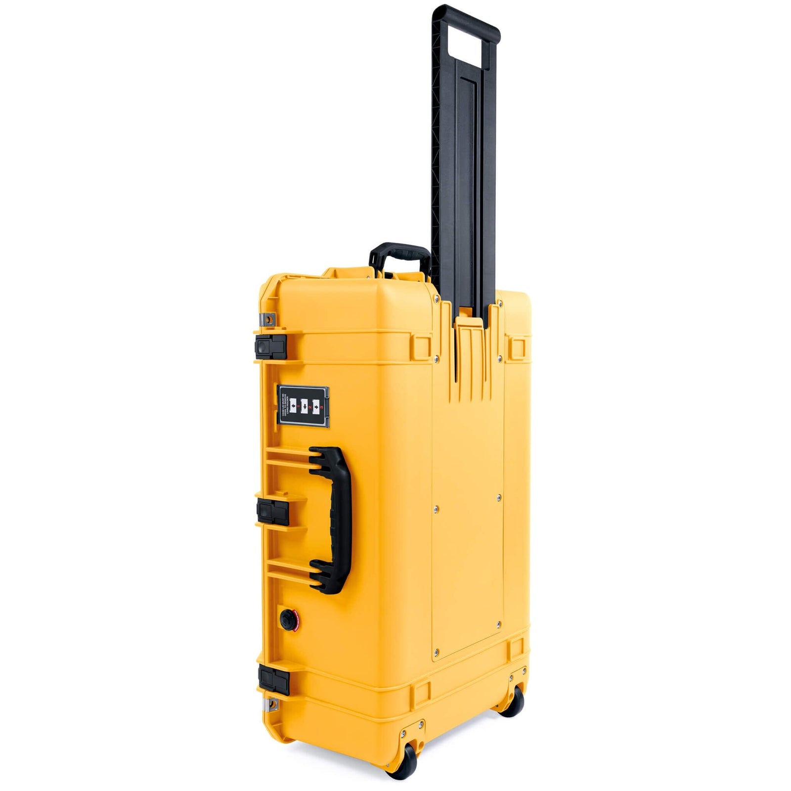 Pelican 1595 Air Case, Yellow with Black Handles & Push-Button Latches ColorCase 