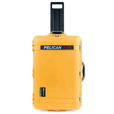Pelican 1595 Air Case, Yellow with Desert Tan Handles & Latches ColorCase
