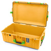 Pelican 1595 Air Case, Yellow with Lime Green Handles & Latches None (Case Only) ColorCase 015950-0000-240-301