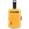 Pelican 1595 Air Case, Yellow with Orange Handles & Push-Button Latches ColorCase