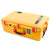 Pelican 1595 Air Case, Yellow with Red Handles & Push-Button Latches ColorCase 