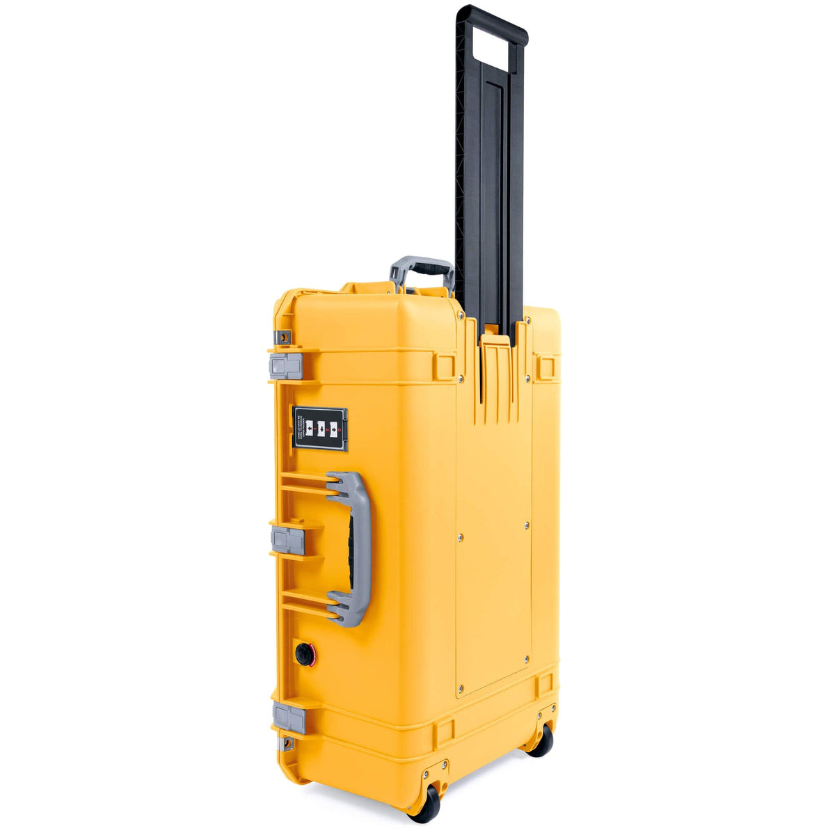 Pelican 1595 Air Case, Yellow with Silver Handles &amp; Push-Button Latches ColorCase 