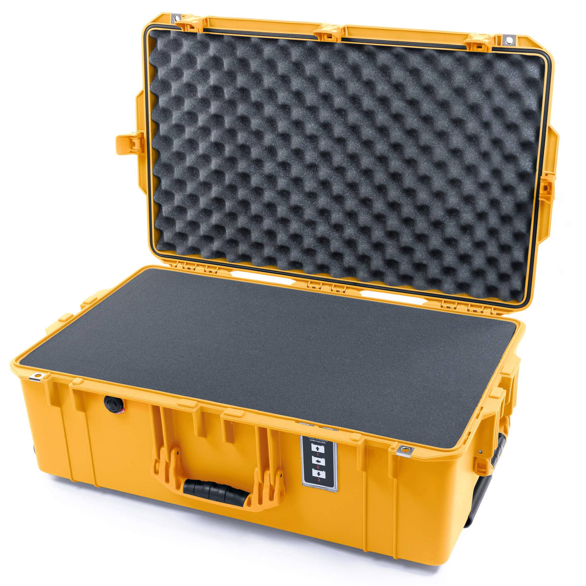 Pelican 1595 Air Case, Yellow Pick &amp; Pluck Foam with Convoluted Lid Foam ColorCase 015950-0001-240-240