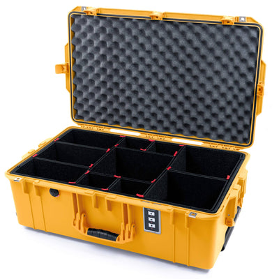 Pelican 1595 Air Case, Yellow TrekPak Divider System with Convoluted Lid Foam ColorCase 015950-0020-240-240