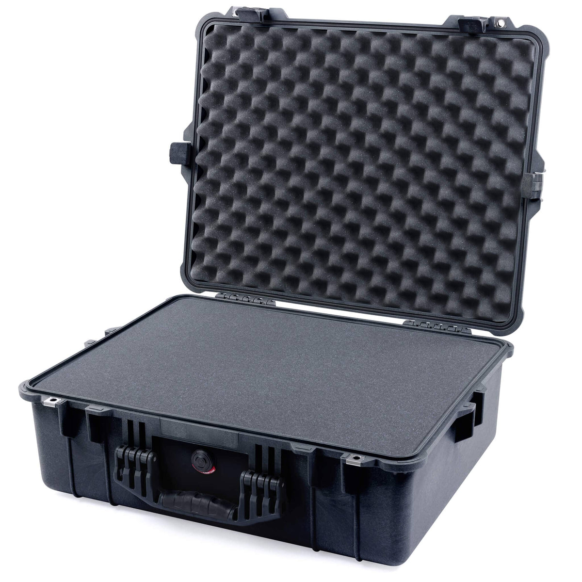 Pelican 1600 Case, Black Pick &amp; Pluck Foam with Convoluted Lid Foam ColorCase 016000-0001-110-110