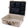 Pelican 1600 Case, Desert Tan Mesh Lid Organizer Only ColorCase 016000-0100-310-310