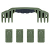 Pelican 1600 Replacement Handle & Latches, OD Green (Set of 1 Handle, 4 Push-Button Latches) ColorCase