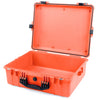 Pelican 1600 Case, Orange with Black Handle & Latches None (Case Only) ColorCase 016000-0000-150-110