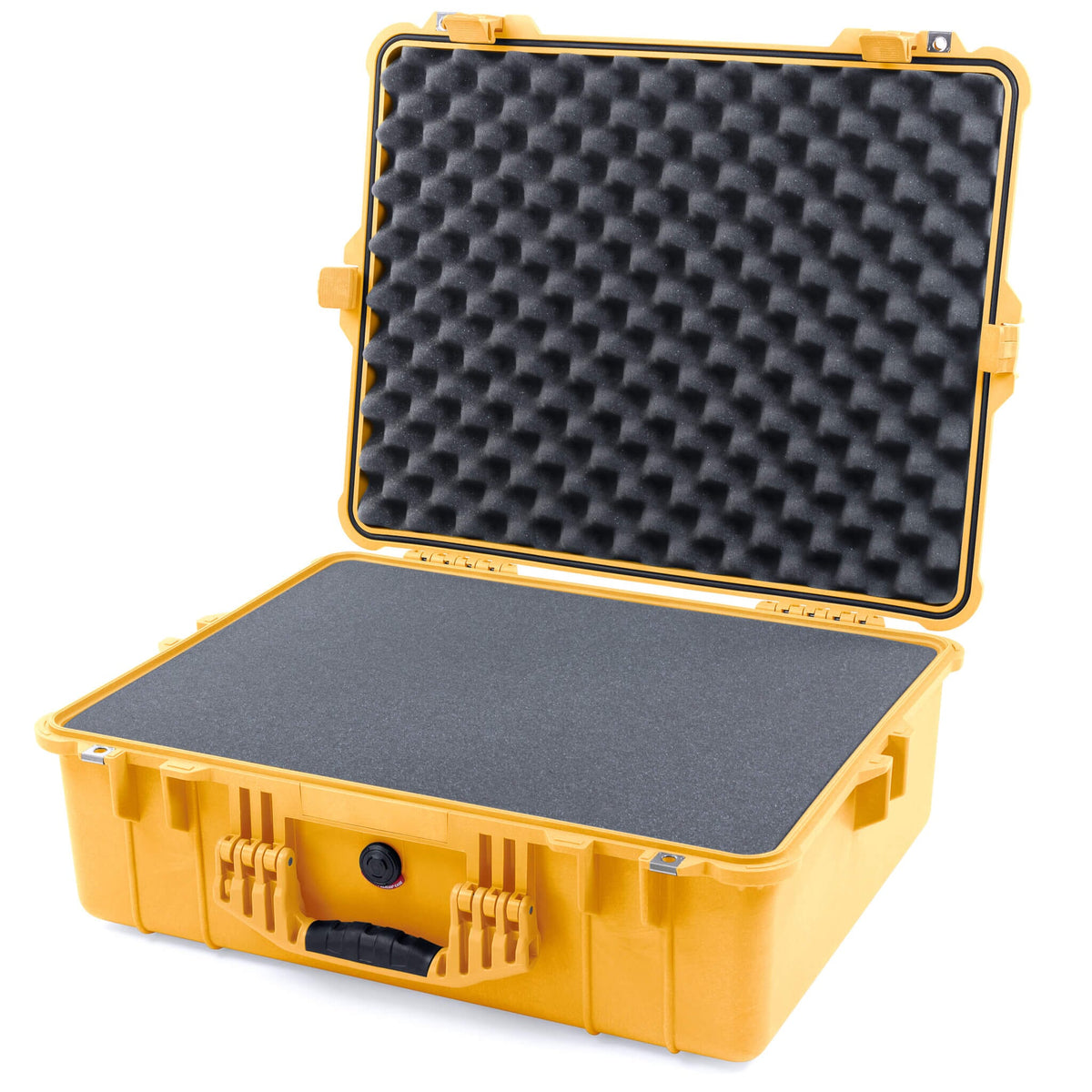 Pelican 1600 Case, Yellow Pick &amp; Pluck Foam with Convoluted Lid Foam ColorCase 016000-0001-240-240