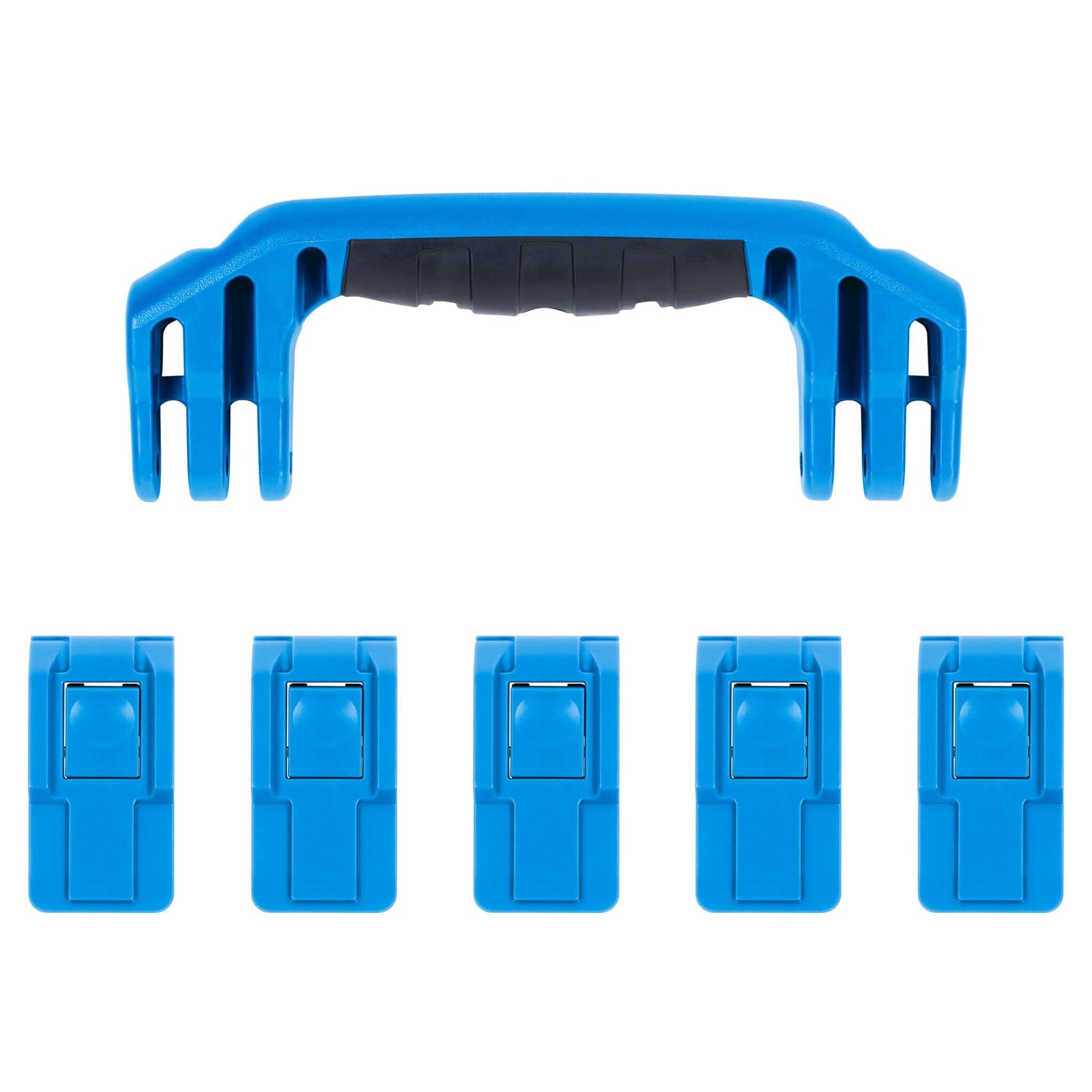 Pelican 1605 Air Replacement Handle & Latches, Blue (Set of 1 Handle, 5 Latches) ColorCase 