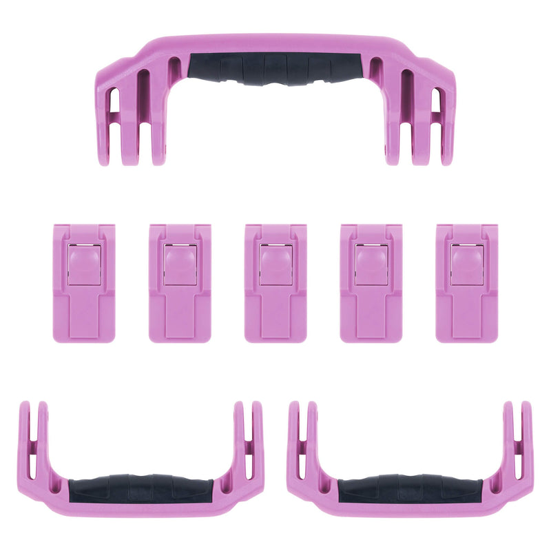 Pelican 1606 Air Replacement Handles & Latches, Magenta (Set of 3 Handles, 5 Latches) ColorCase 