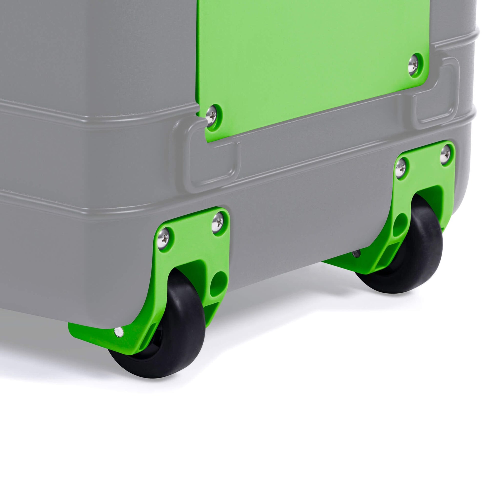 Pelican 1606 Air Replacement Trolley & Wheel Assembly, Lime Green ColorCase