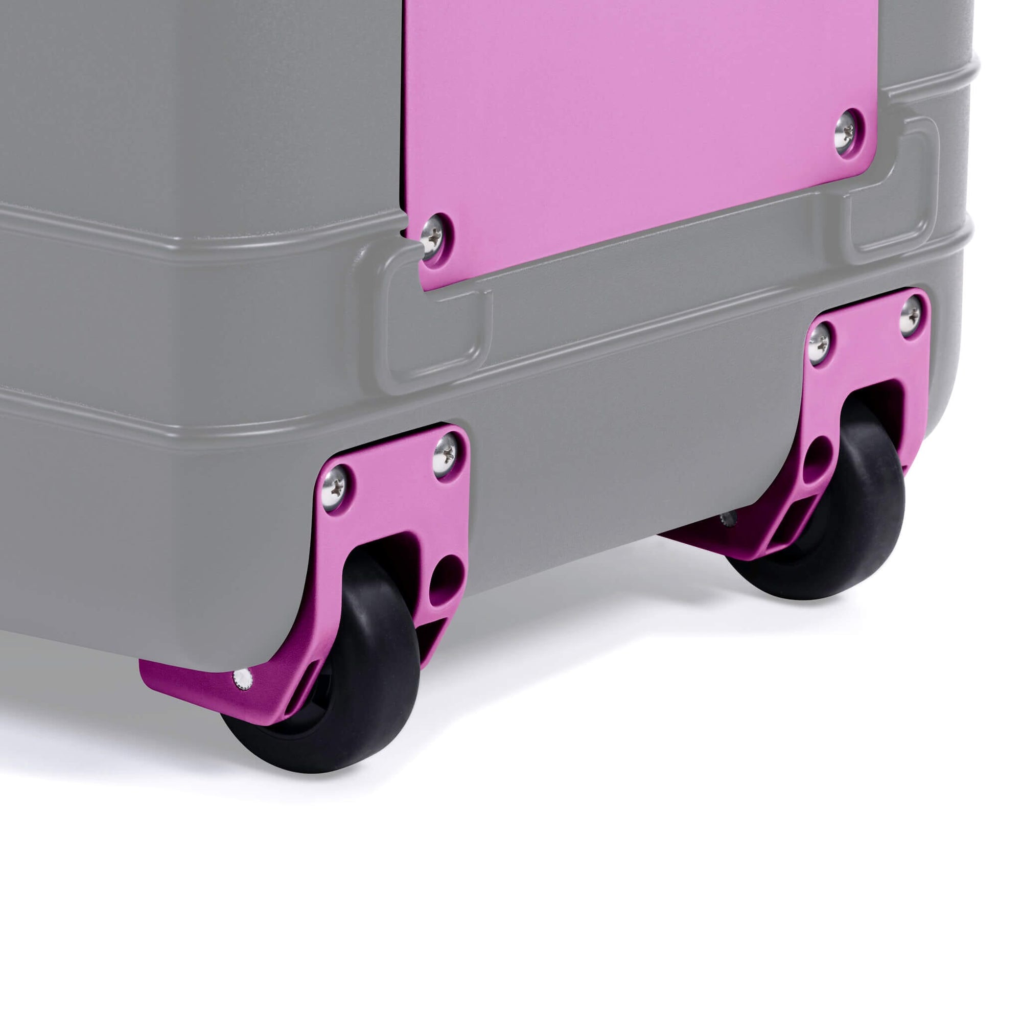 Pelican 1606 Air Replacement Trolley & Wheel Assembly, Magenta ColorCase