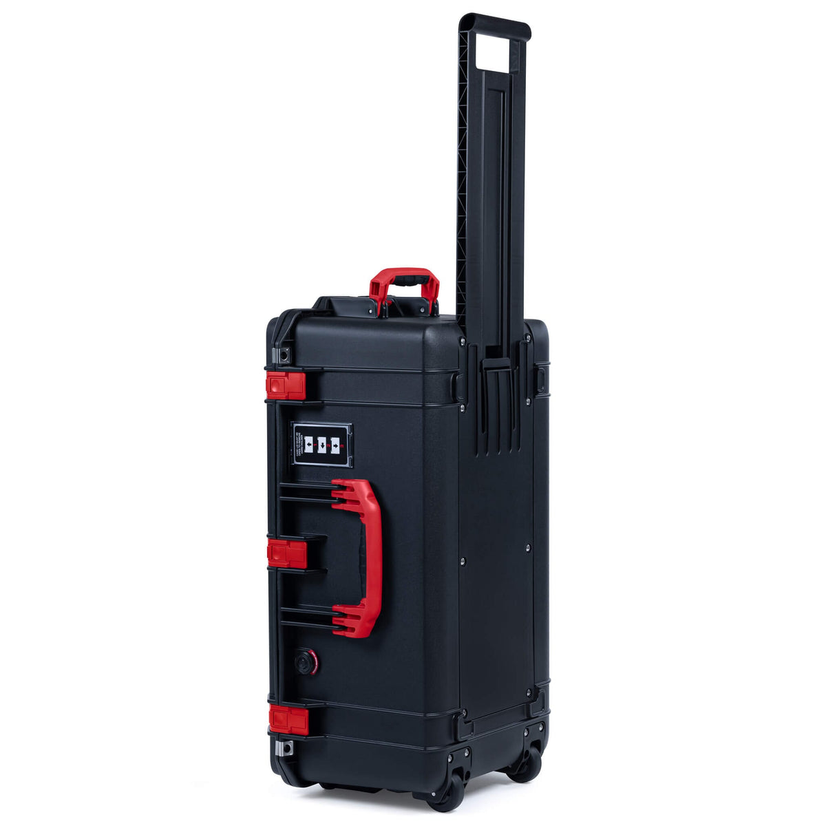 Pelican 1606 Air Case, Black with Red Handles &amp; Latches ColorCase 