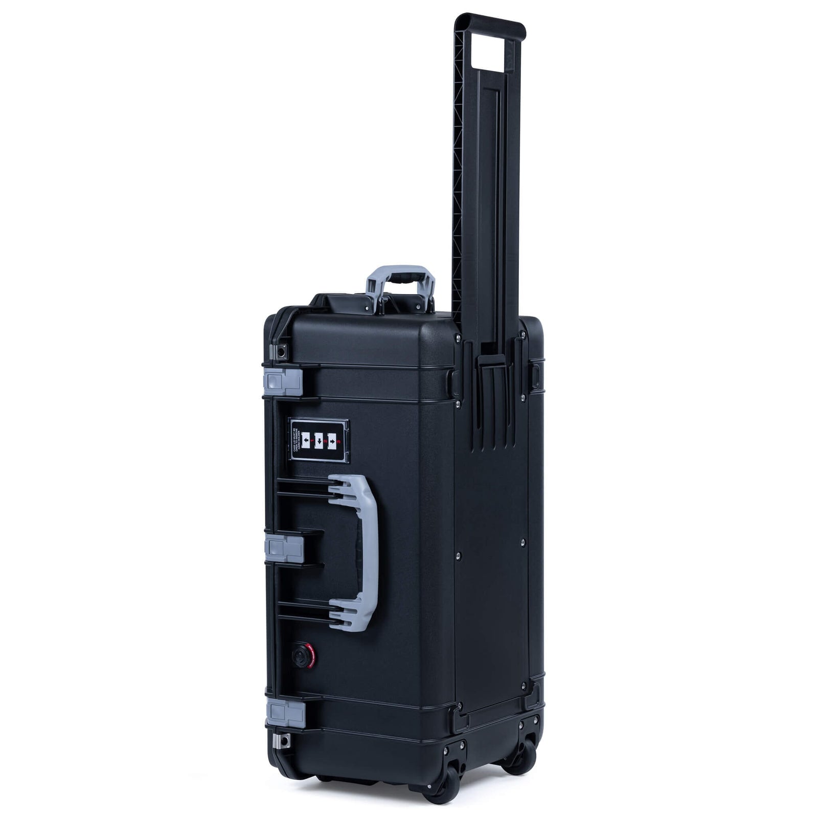 Pelican 1606 Air Case, Black with Silver Handles & Latches ColorCase 