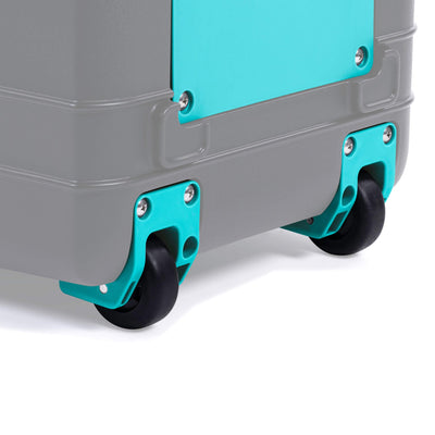 Pelican 1606 Air Replacement Trolley & Wheel Assembly, Teal ColorCase