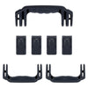 Pelican 1607 Air Replacement Handles & Latches, Black (Set of 3 Handles, 4 Latches) ColorCase