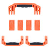 Pelican 1607 Air Replacement Handles & Latches, Orange (Set of 3 Handles, 4 Latches) ColorCase