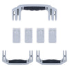 Pelican 1607 Air Replacement Handles & Latches, Silver (Set of 3 Handles, 4 Latches) ColorCase