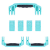 Pelican 1607 Air Replacement Handles & Latches, Teal (Set of 3 Handles, 4 Latches) ColorCase