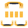 Pelican 1607 Air Replacement Handles & Latches, Yellow (Set of 3 Handles, 4 Latches) ColorCase