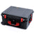 Pelican 1610 Case, Black with Red Handles and Latches ColorCase 