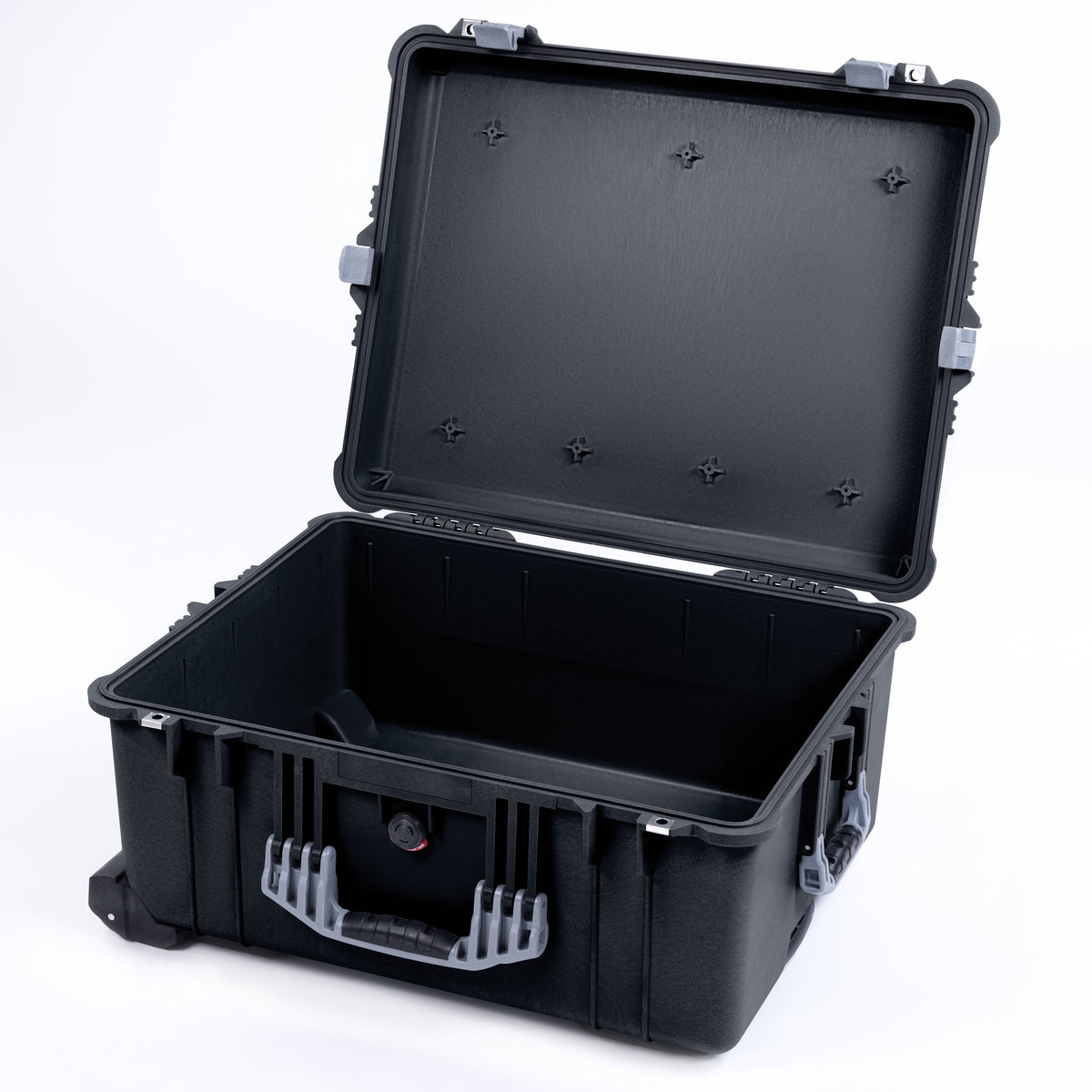 Pelican 1610 Case, Black with Silver Handles and Latches