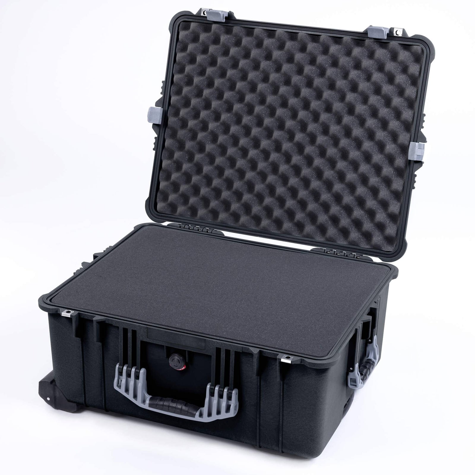 Pelican 1610 Case, Black with Silver Handles and Latches ColorCase 