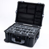 Pelican 1610 Case, Black with Silver Handles and Latches ColorCase