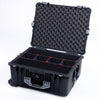 Pelican 1610 Case, Black with Silver Handles and Latches ColorCase